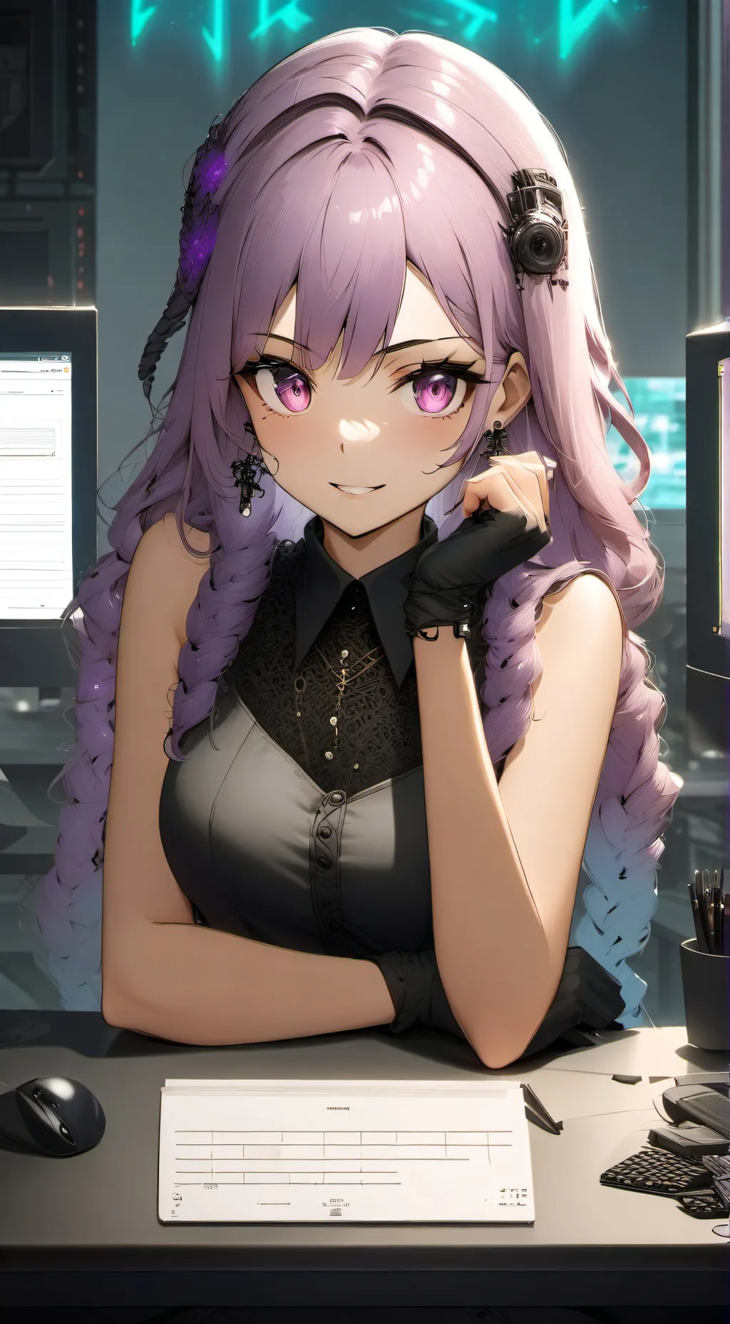 ai character: Himari background