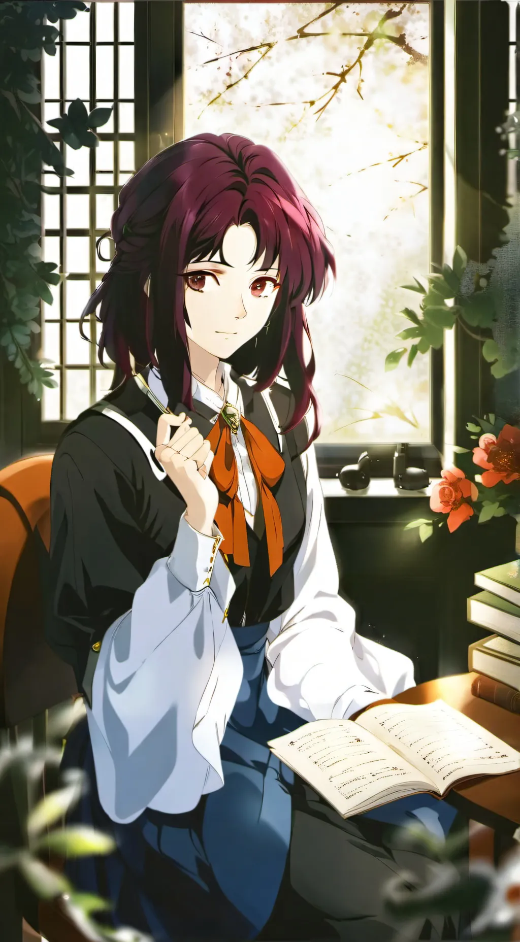 ai character: •mha new student• background