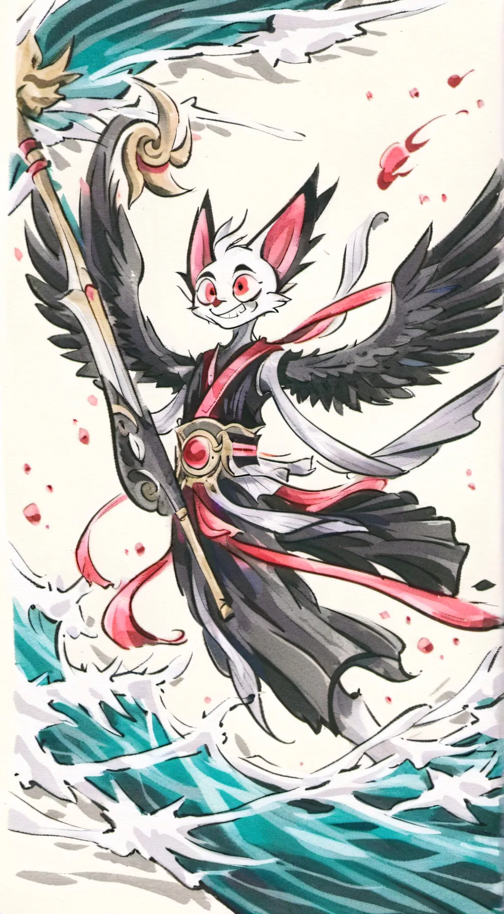 ai character: angel dust  background