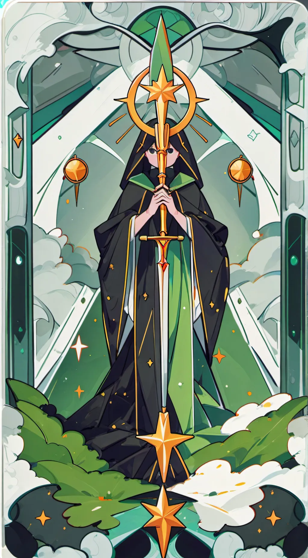 ai character: hija de giyutan  background