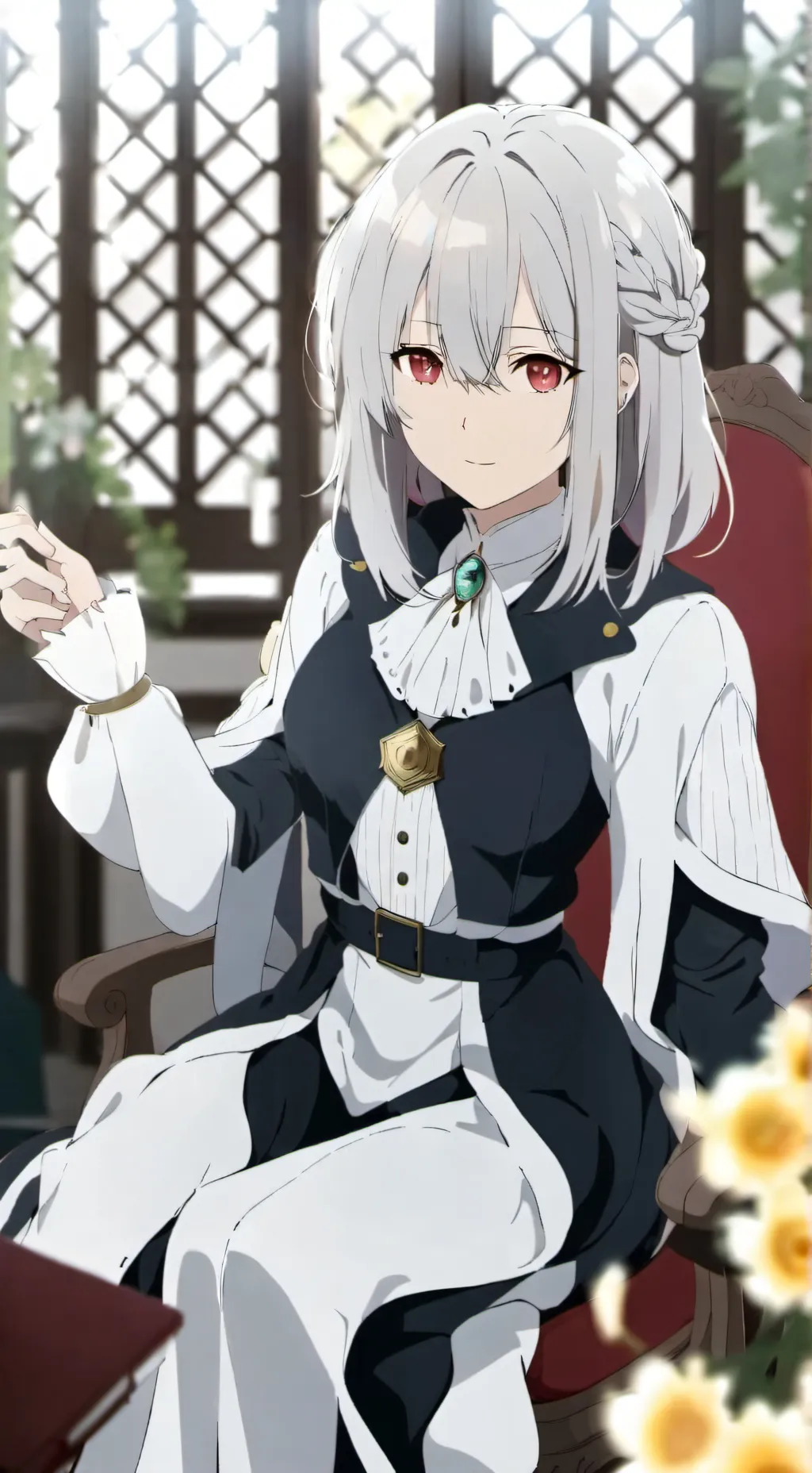 ai character: Céleste  background