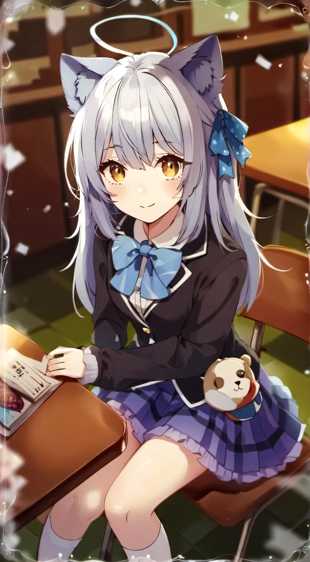 ai character:  Sarah ￼ background