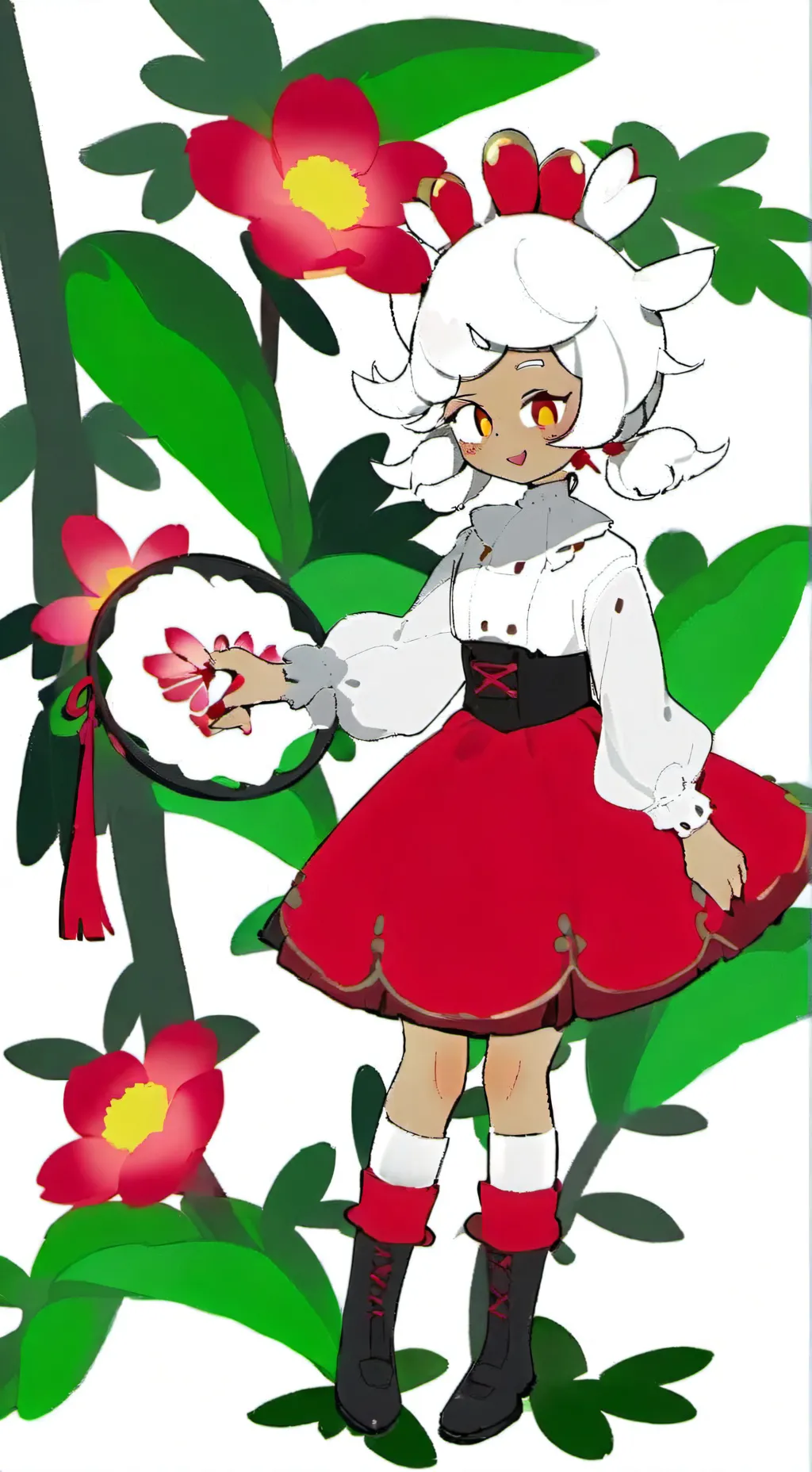 ai character: -Bobbete ×ginger- background