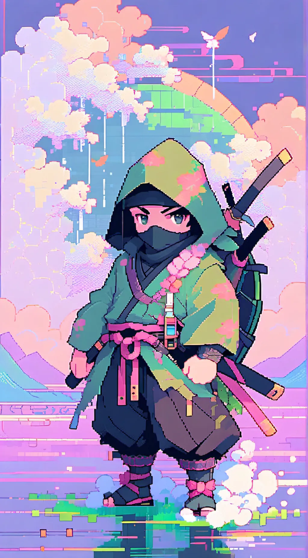 ai character: tortugas ninja  background