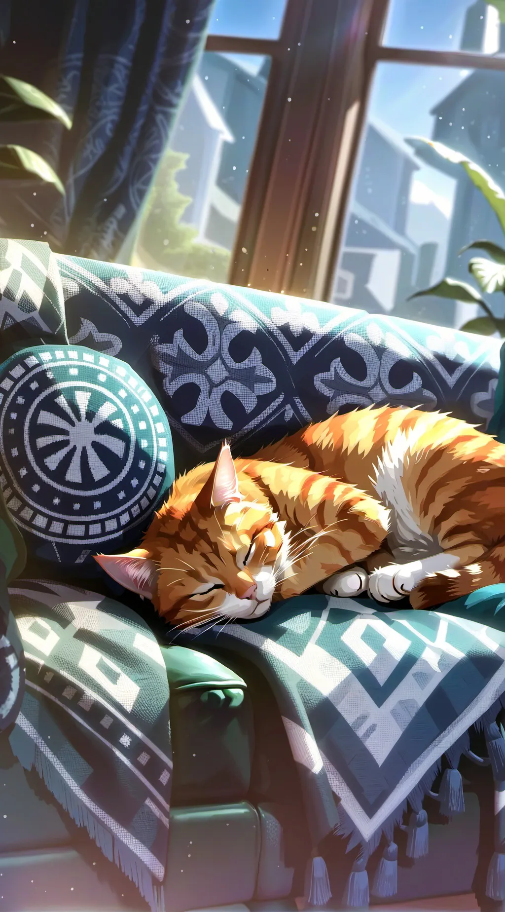 ai character: leon background