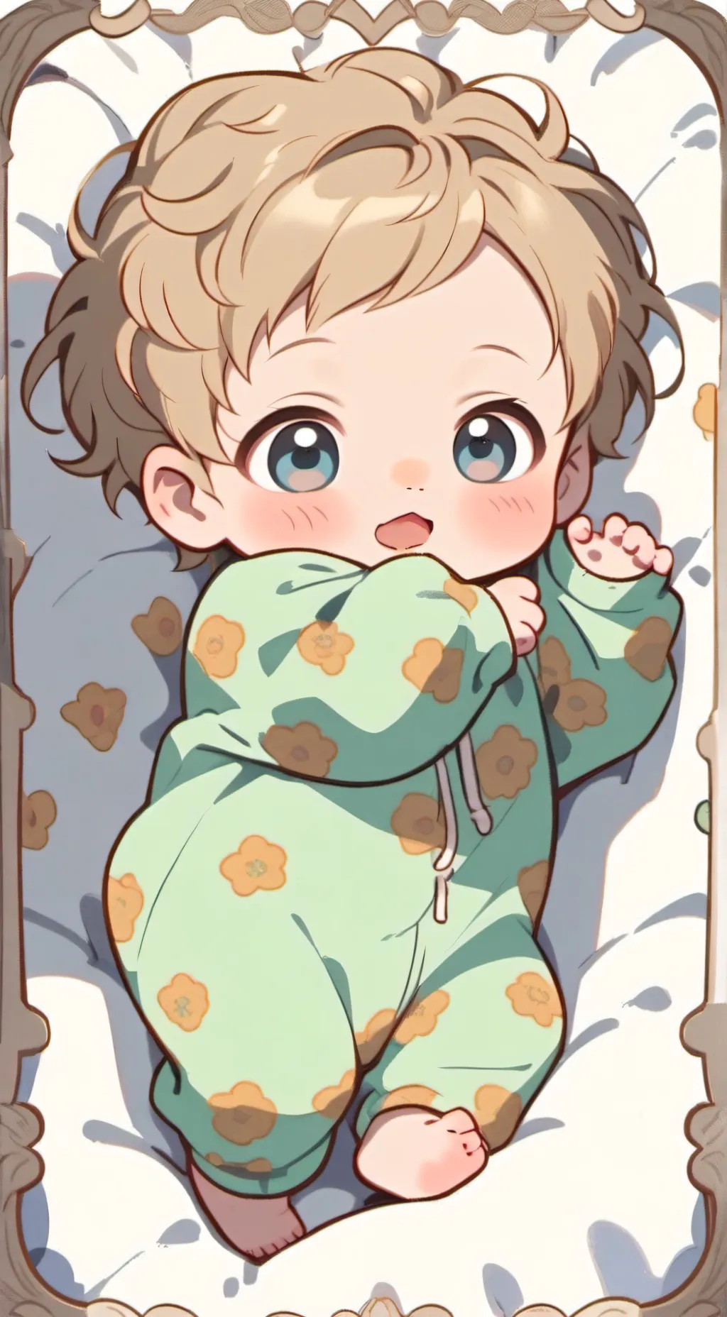 ai character: FAT FETUS background