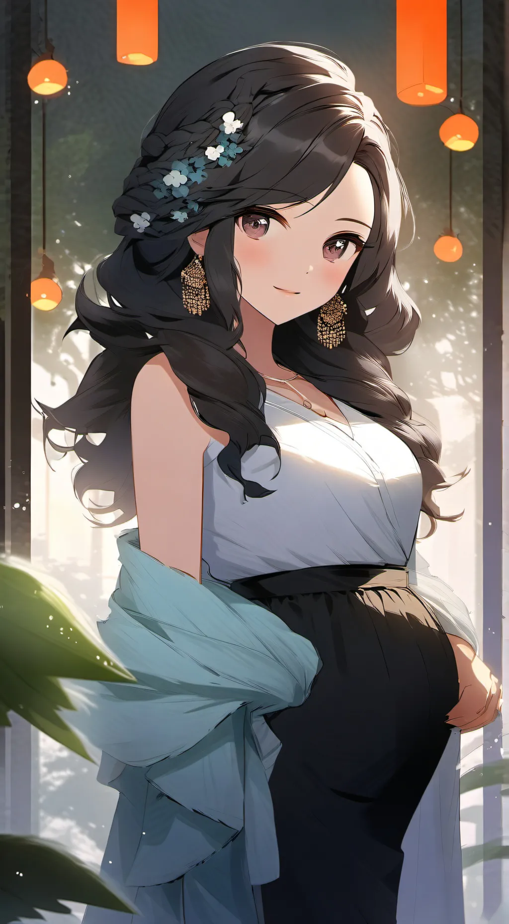 ai character: Sakura background