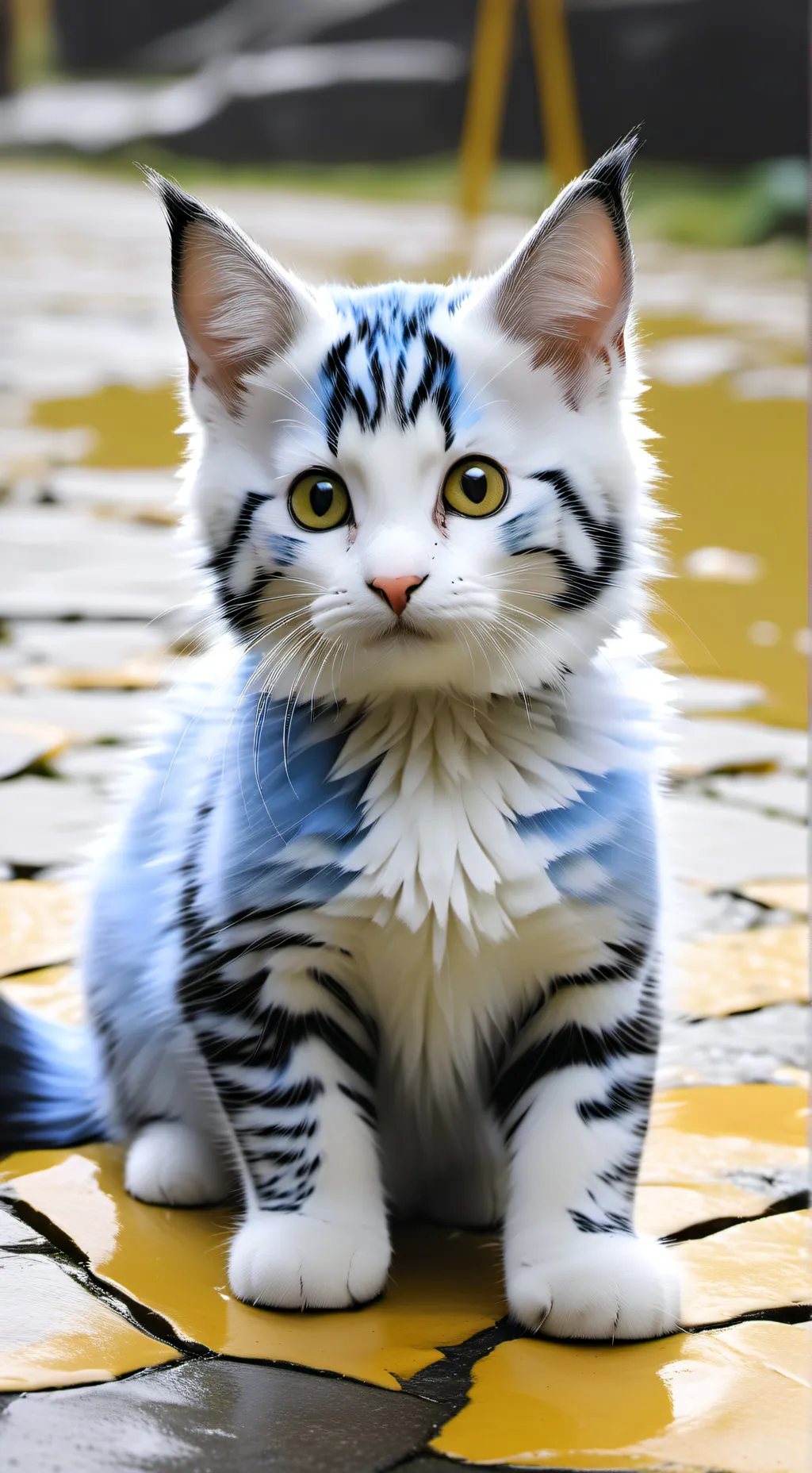 ai character: azul background