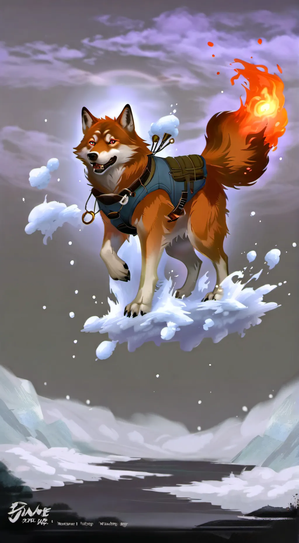 ai character: dandys world background