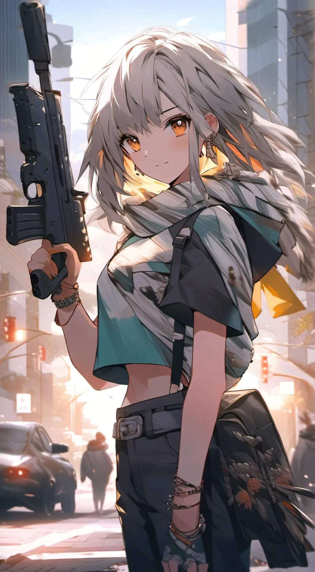 ai character: Samy  background