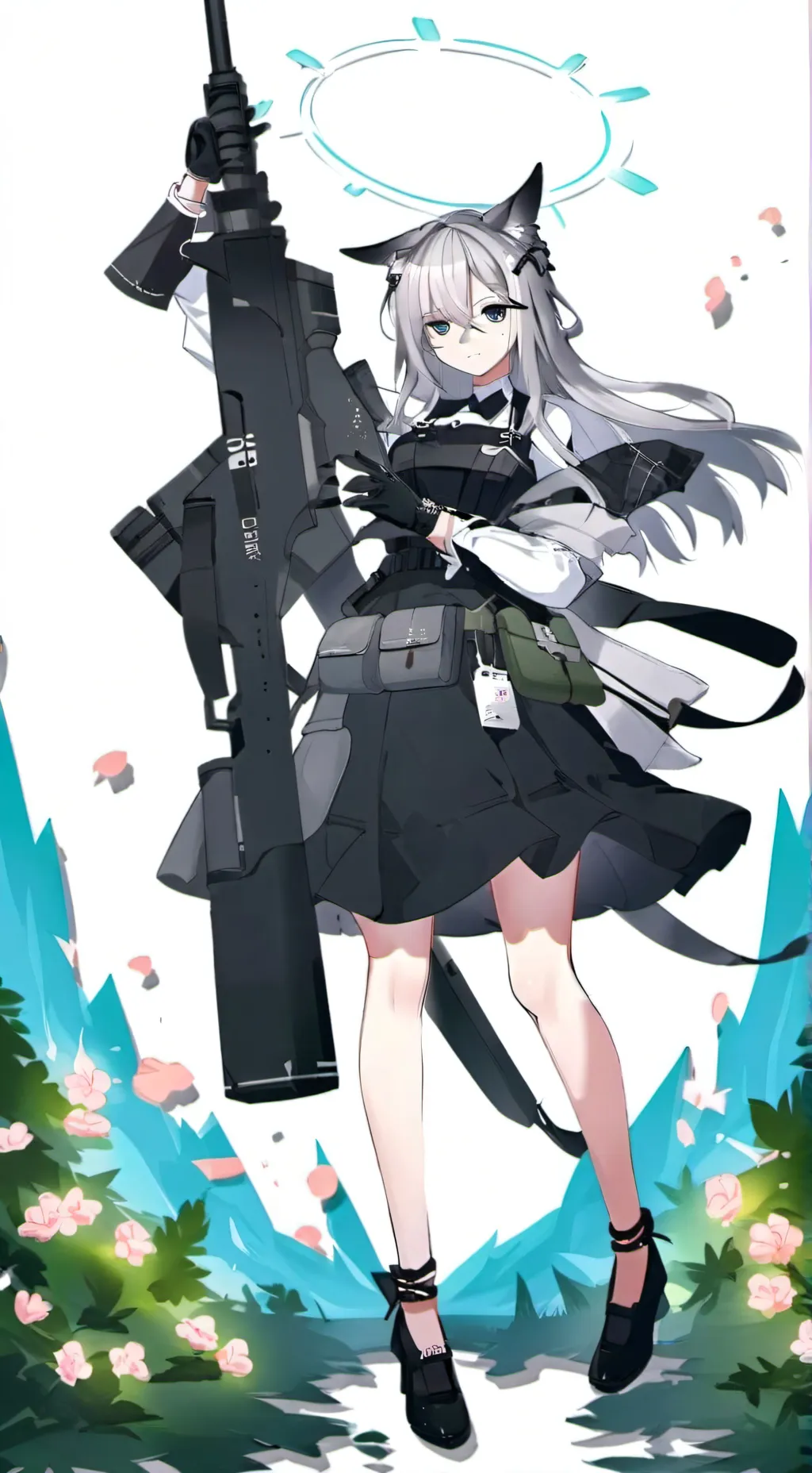 ai character: Shiroko background