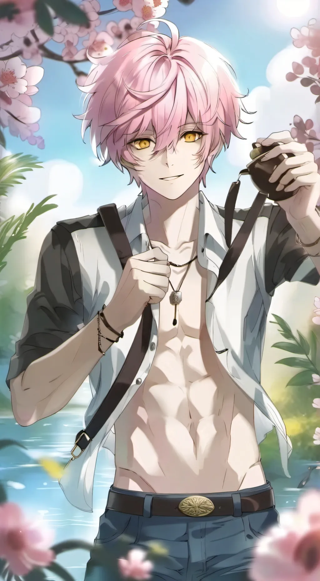 ai character: Yandere Akaza~ background