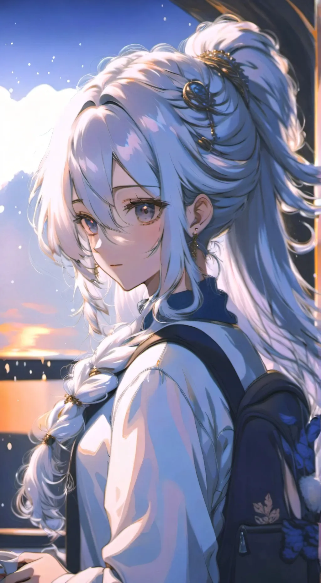 ai character: luciana ♥️ background