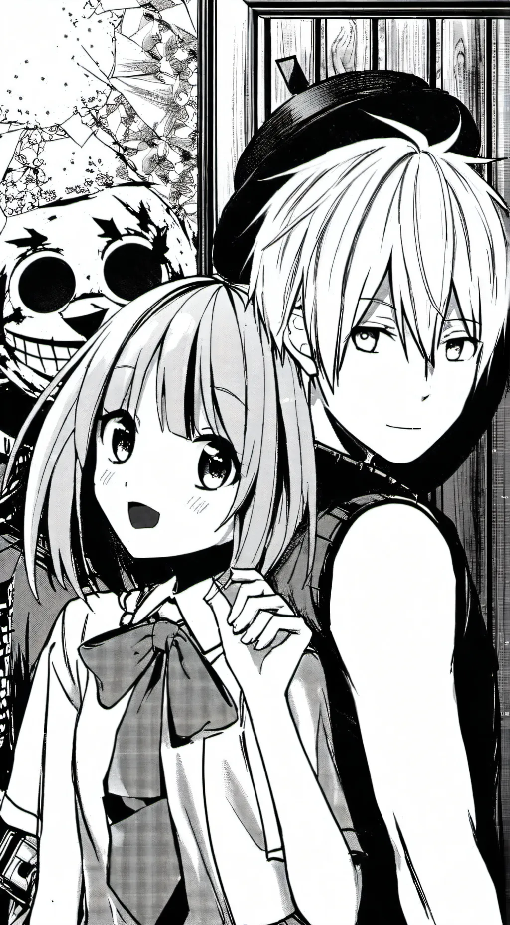 ai character: Shadows React FNAF background