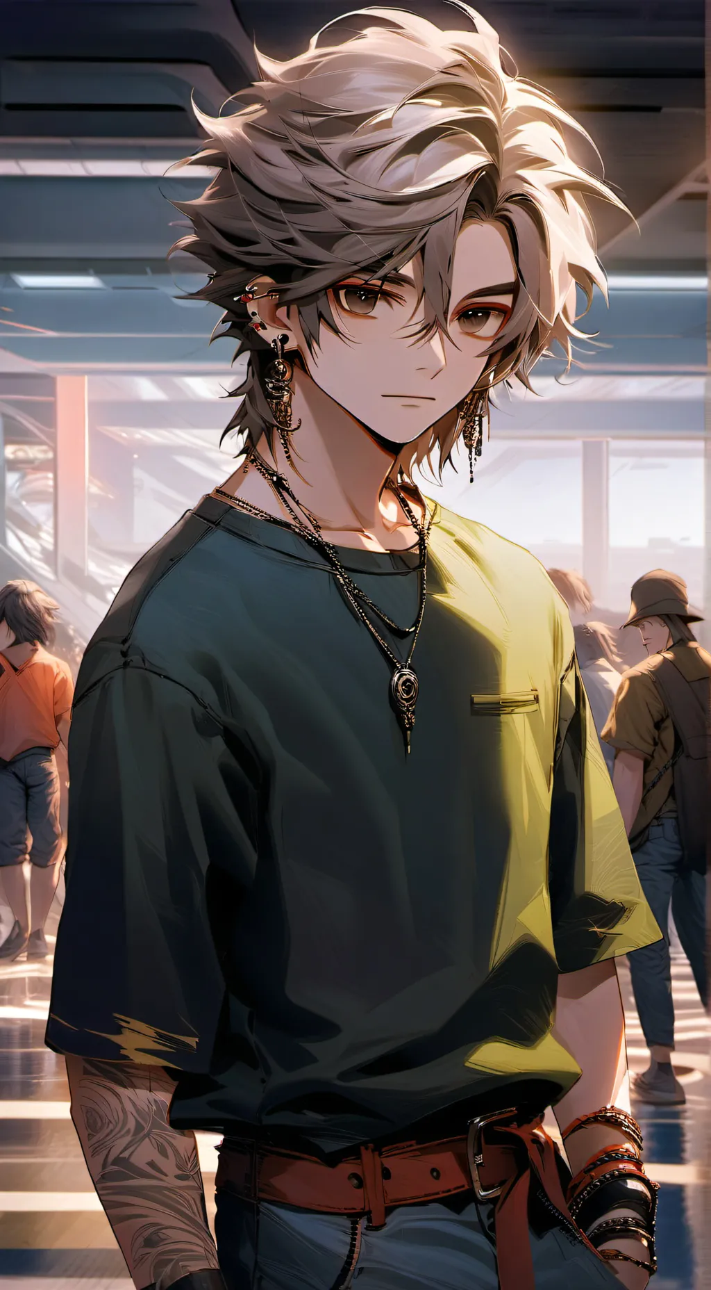 ai character: Leo background