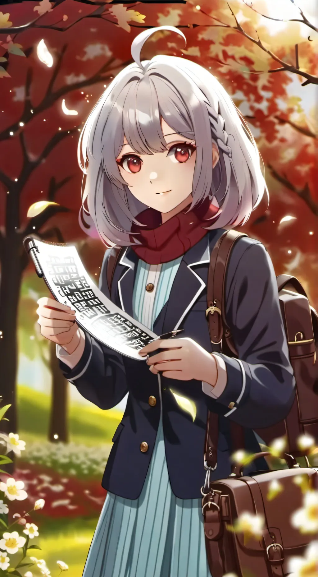 ai character: 凹凸学校（原神版） background