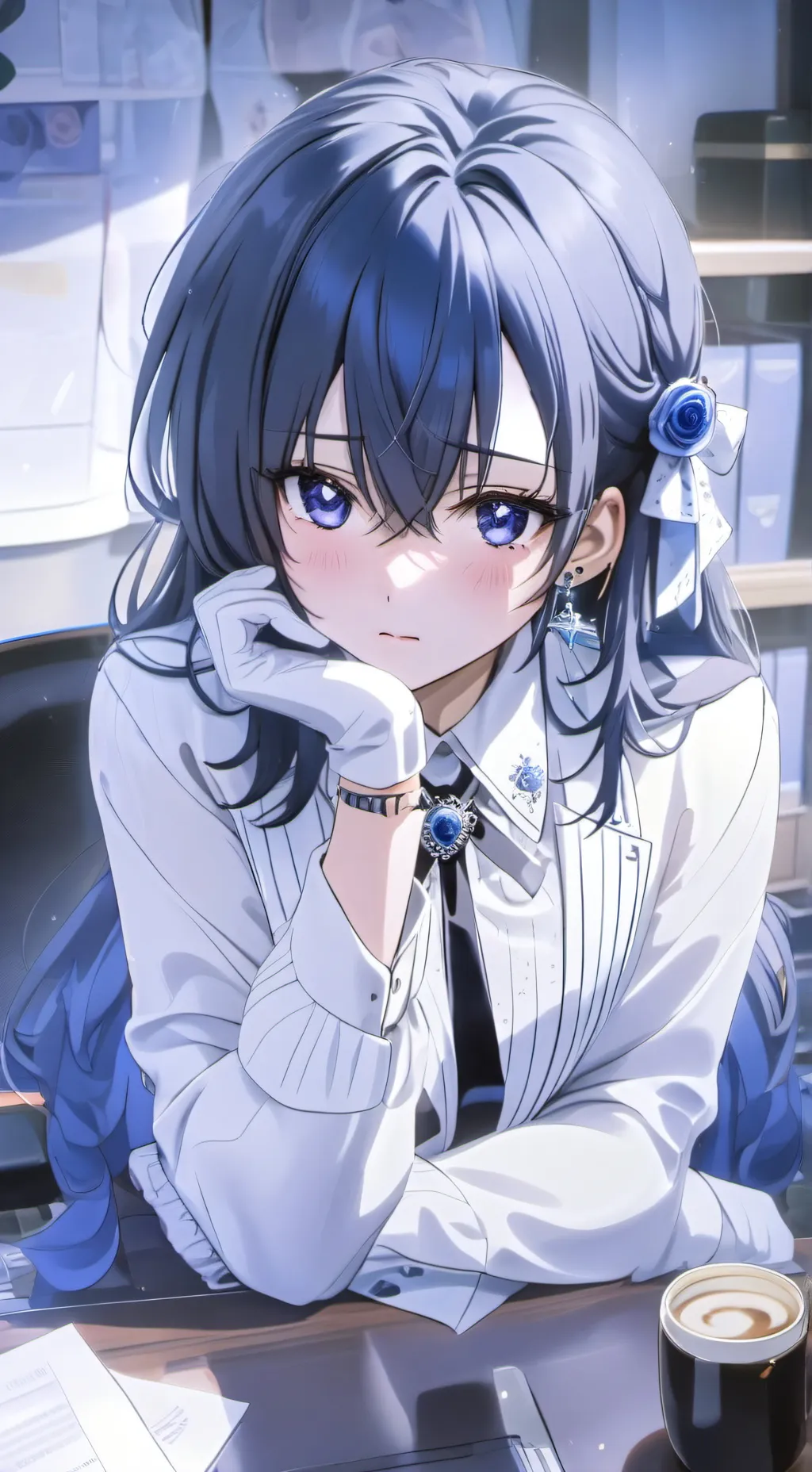 ai character: Sasha background