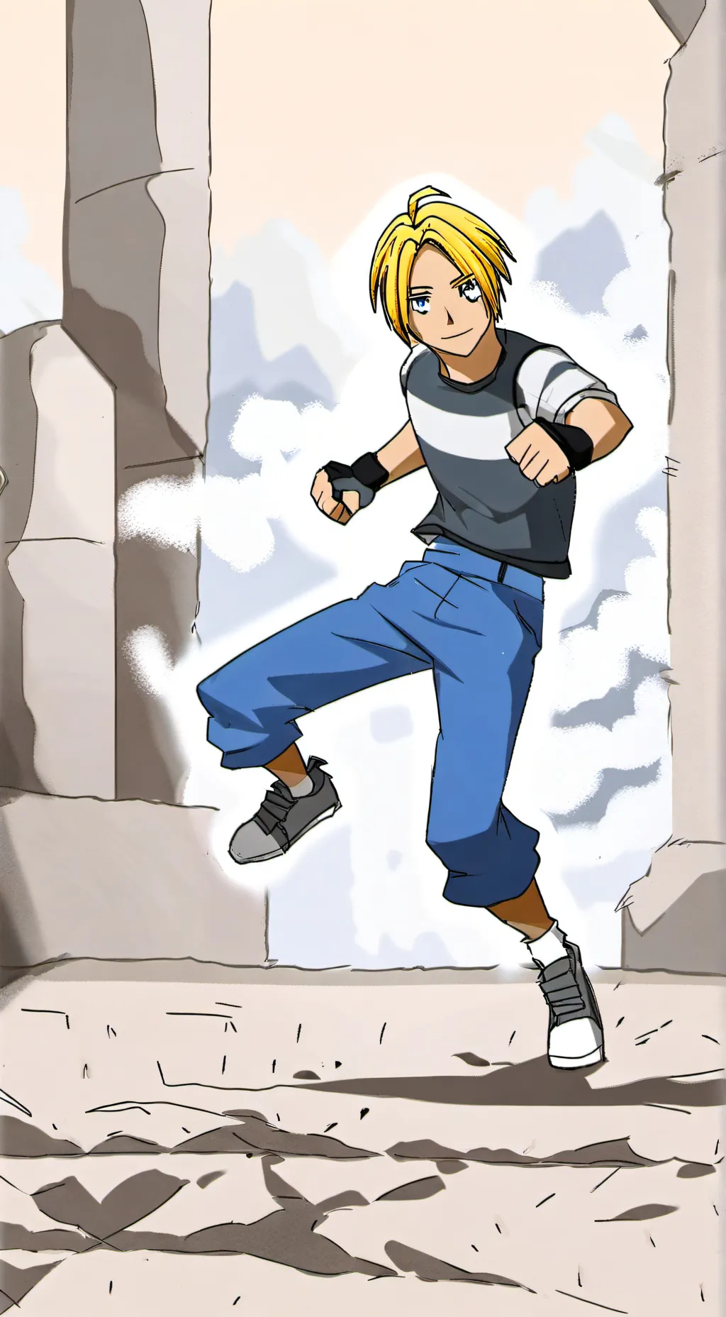 ai character: Shin Asakura  background