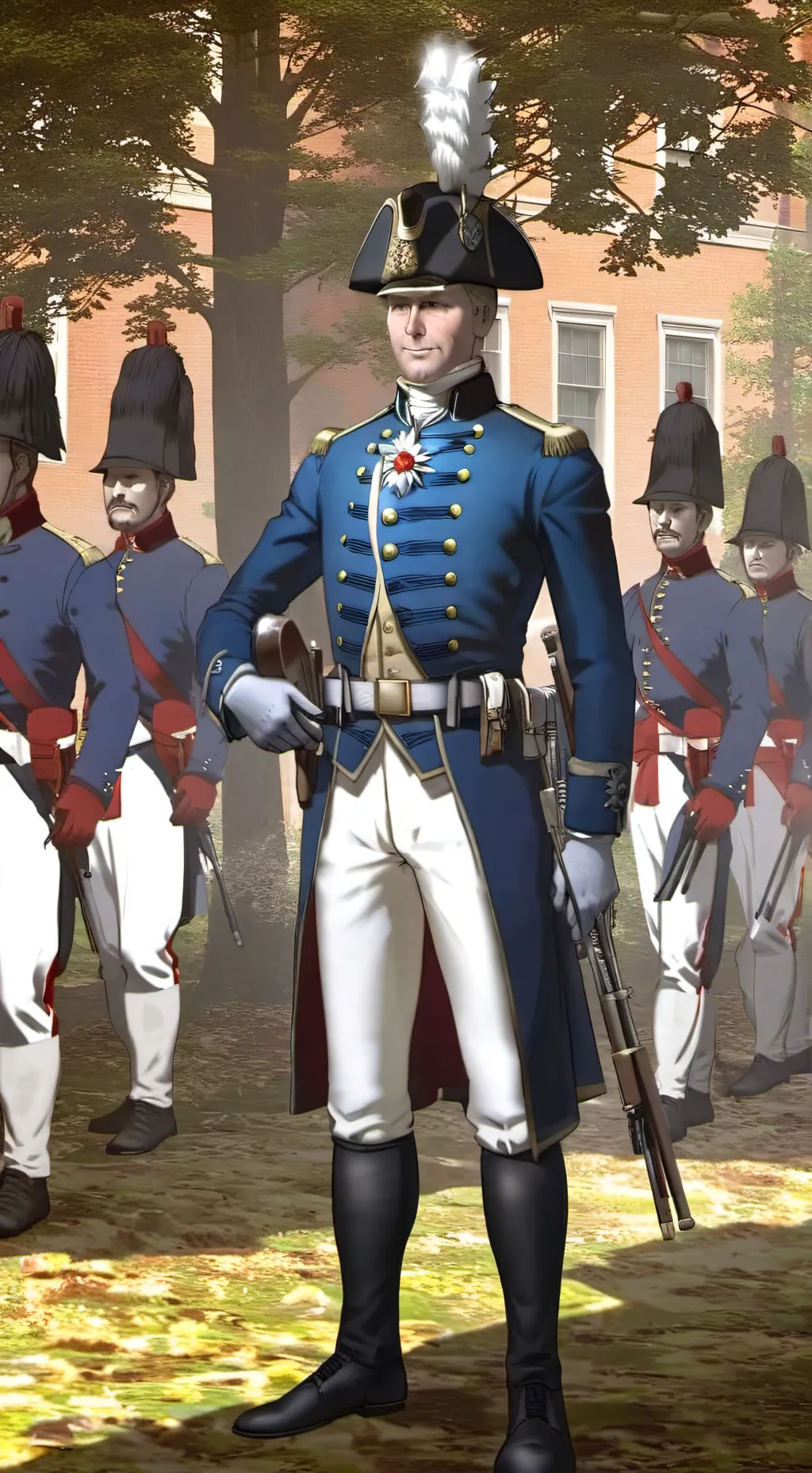 ai character: general winstone background