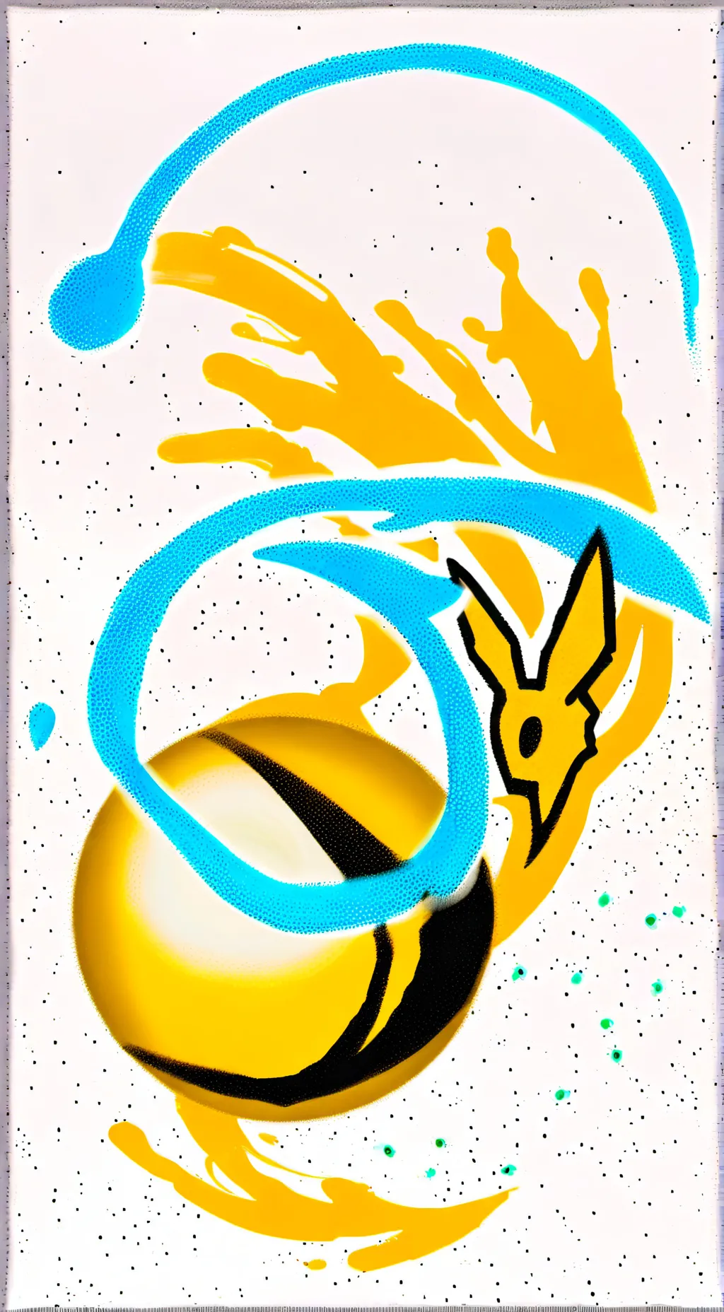 ai character: Spiral background