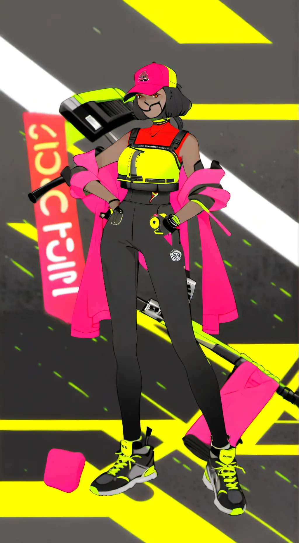 ai character: Baby karl & George background