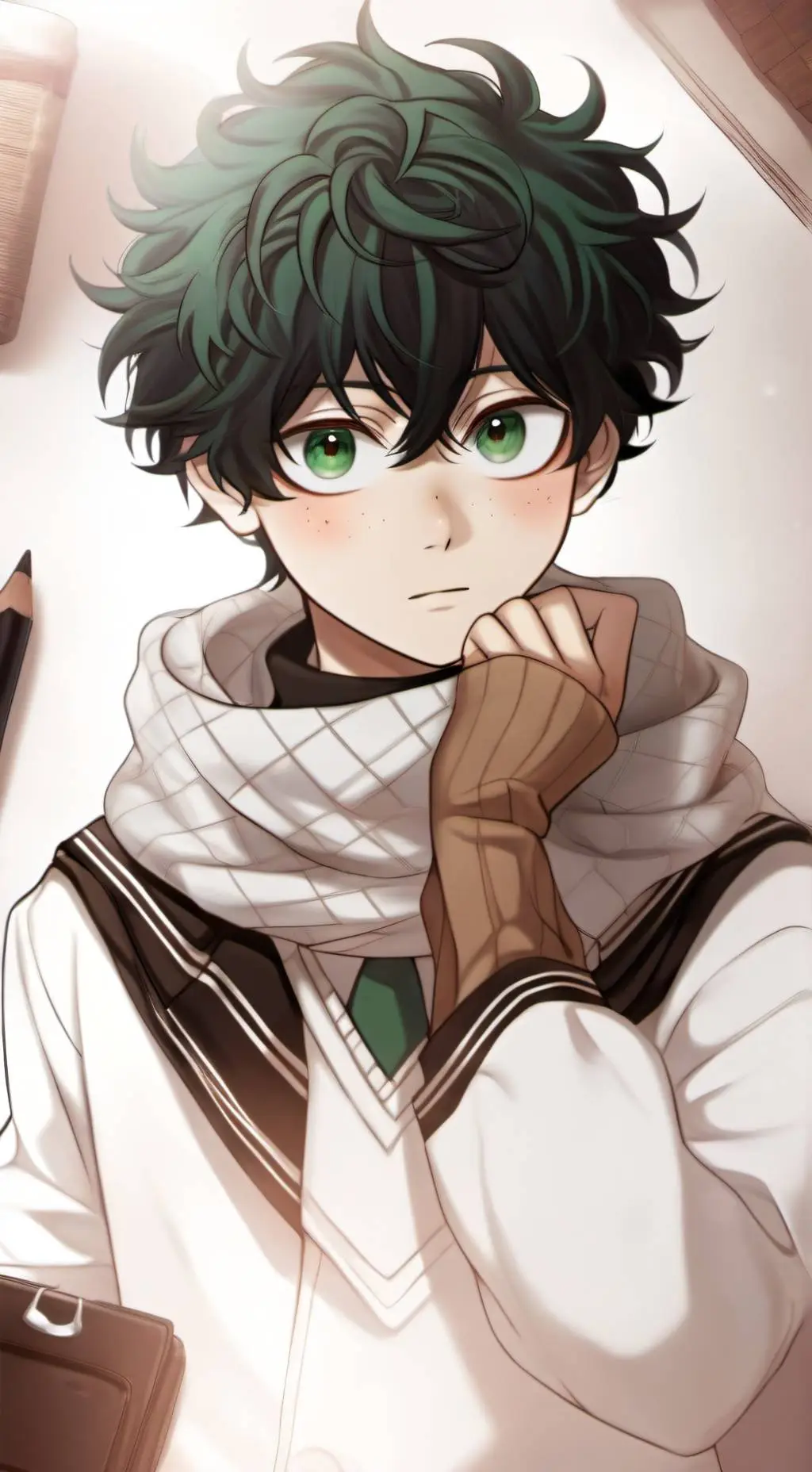 ai character: Izuku Midoriya  background