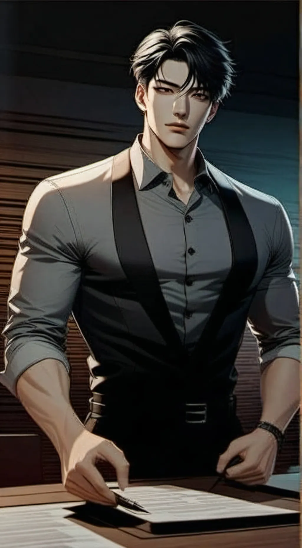 ai character: Lukas background