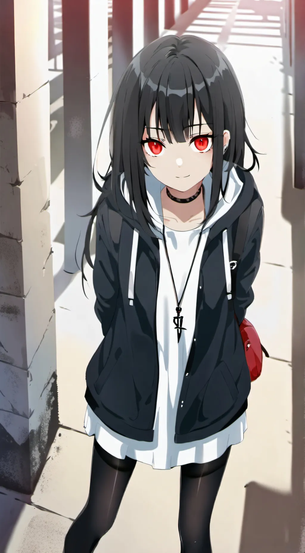 ai character: sky background