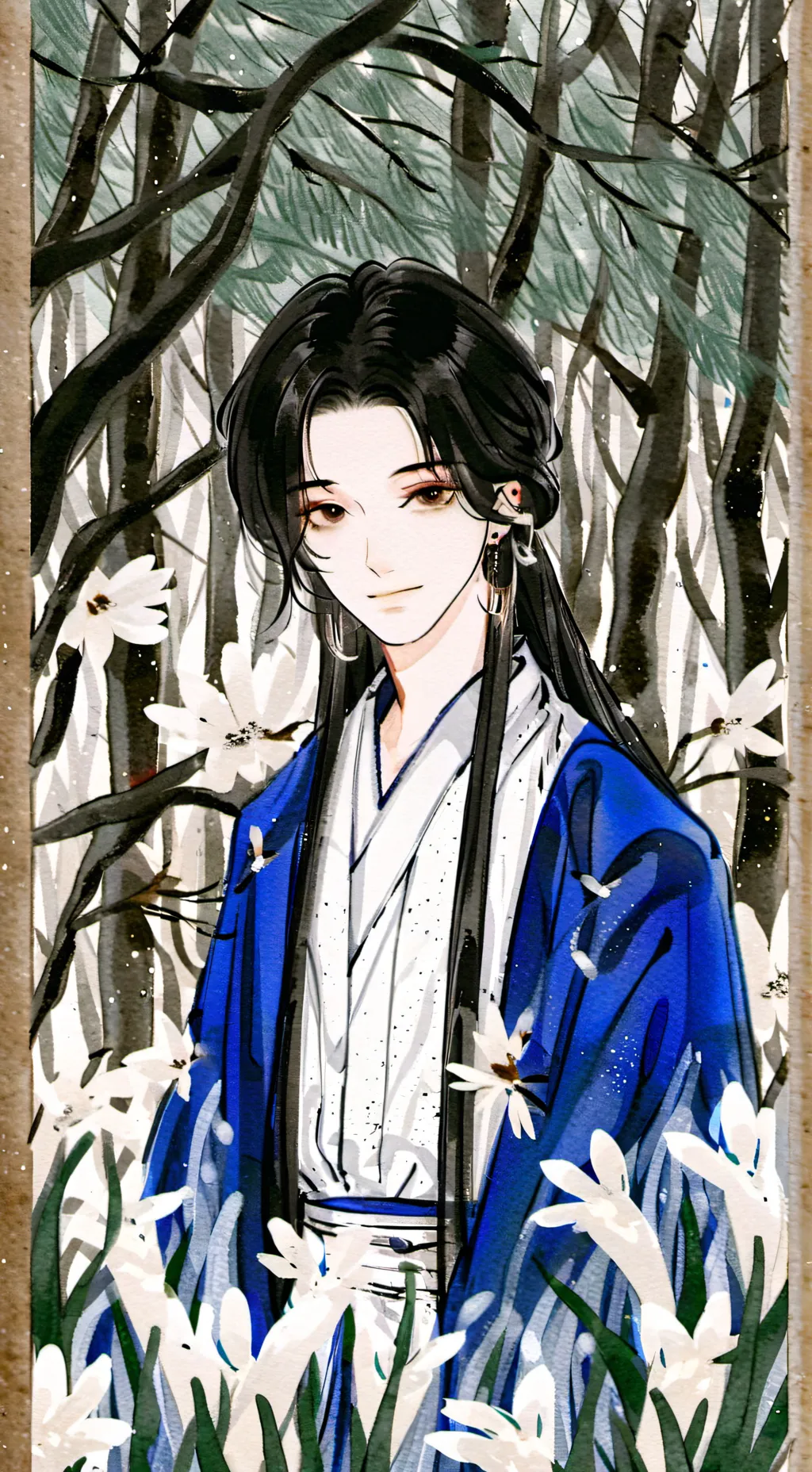 ai character: Aaron  background