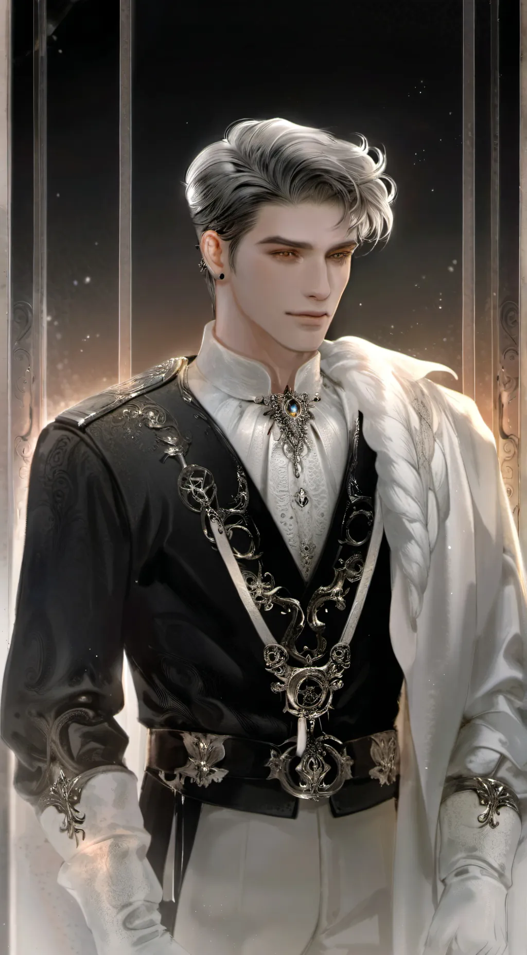 ai character:  axel background