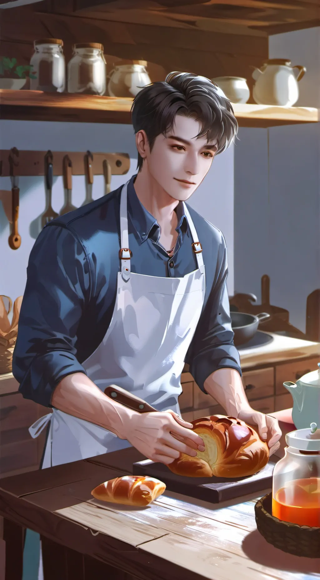 ai character: Adam Lovelock background