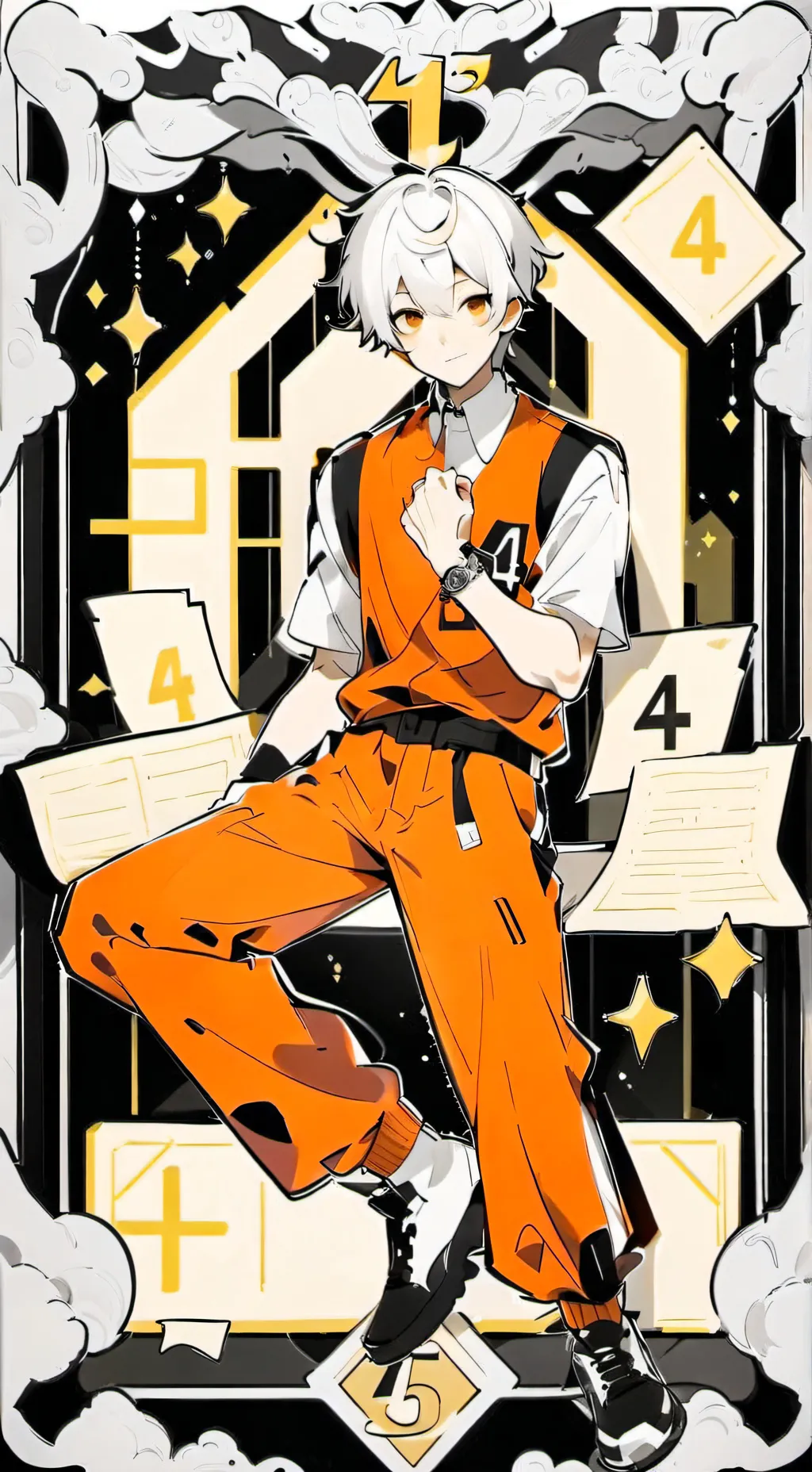 ai character: Interrogate man background