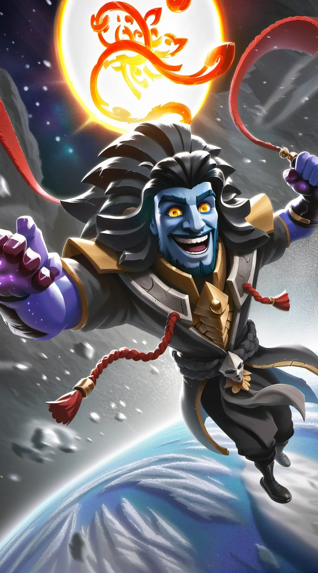 ai character: genio da lâmpada  background