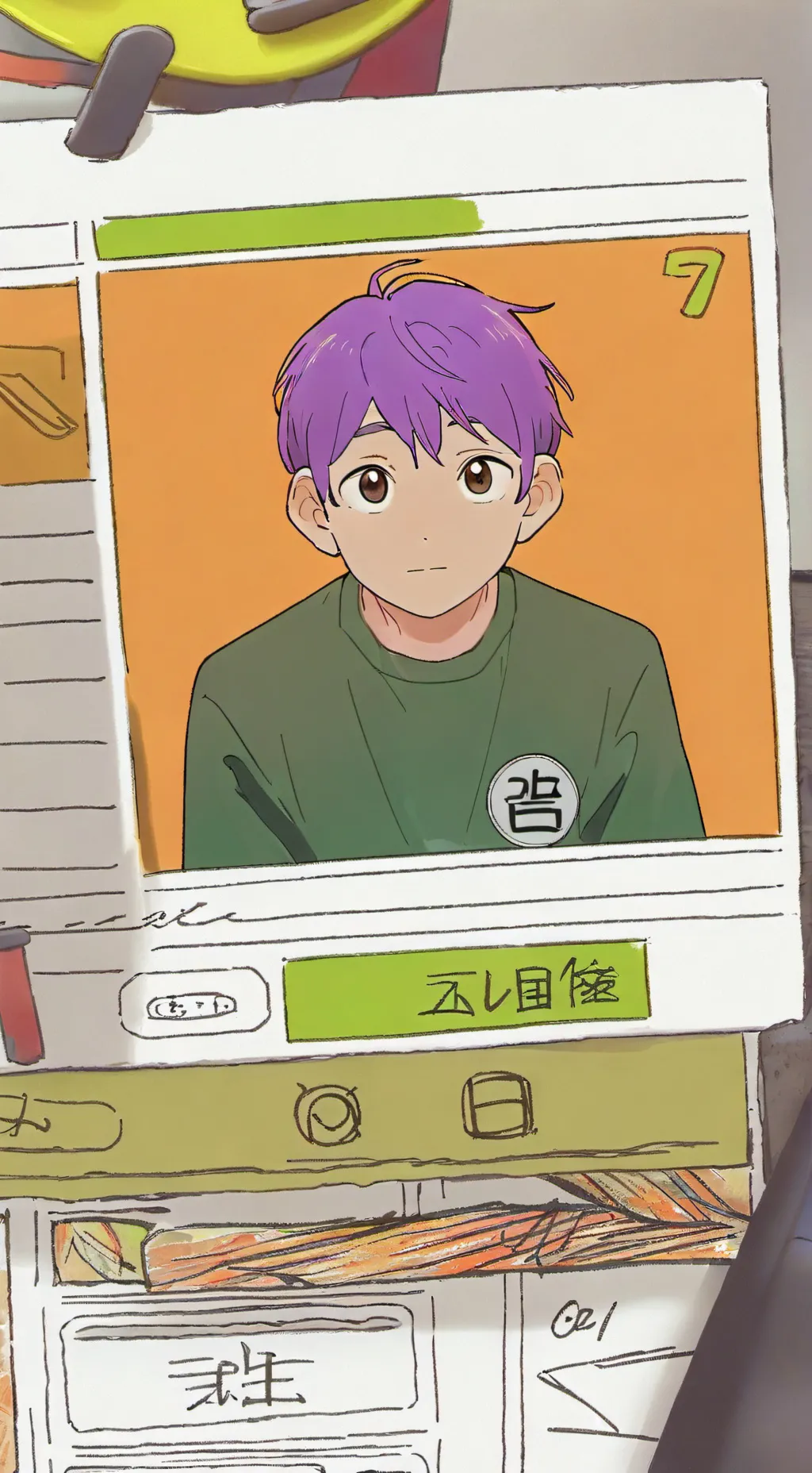 ai character: Squid Game background