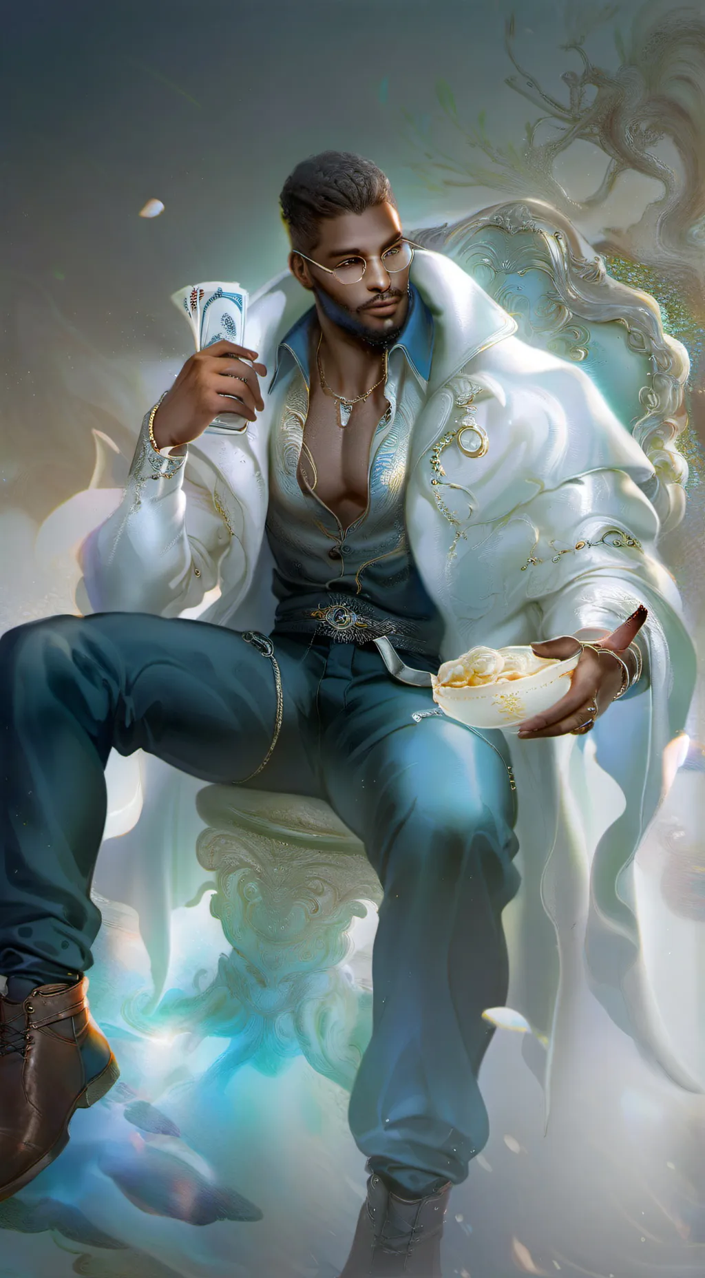 ai character: Лазегро background