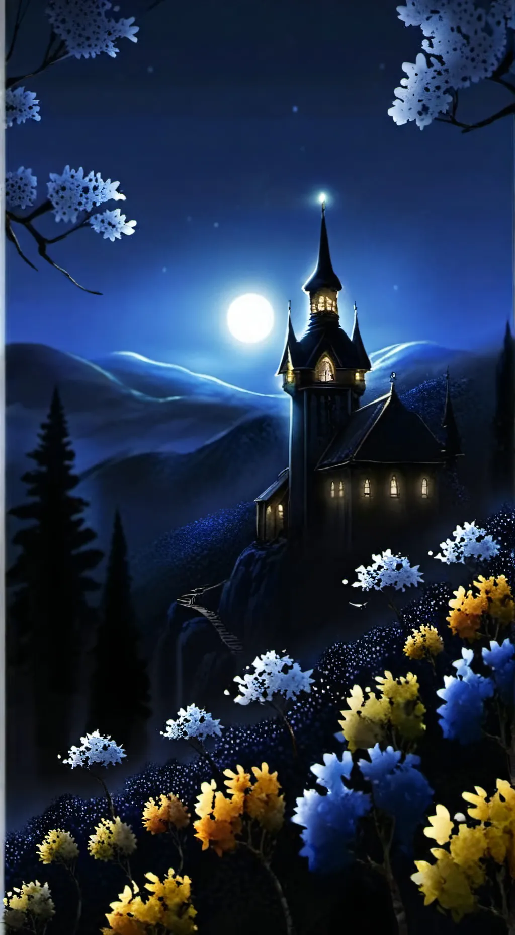 ai character: Hogwarts background