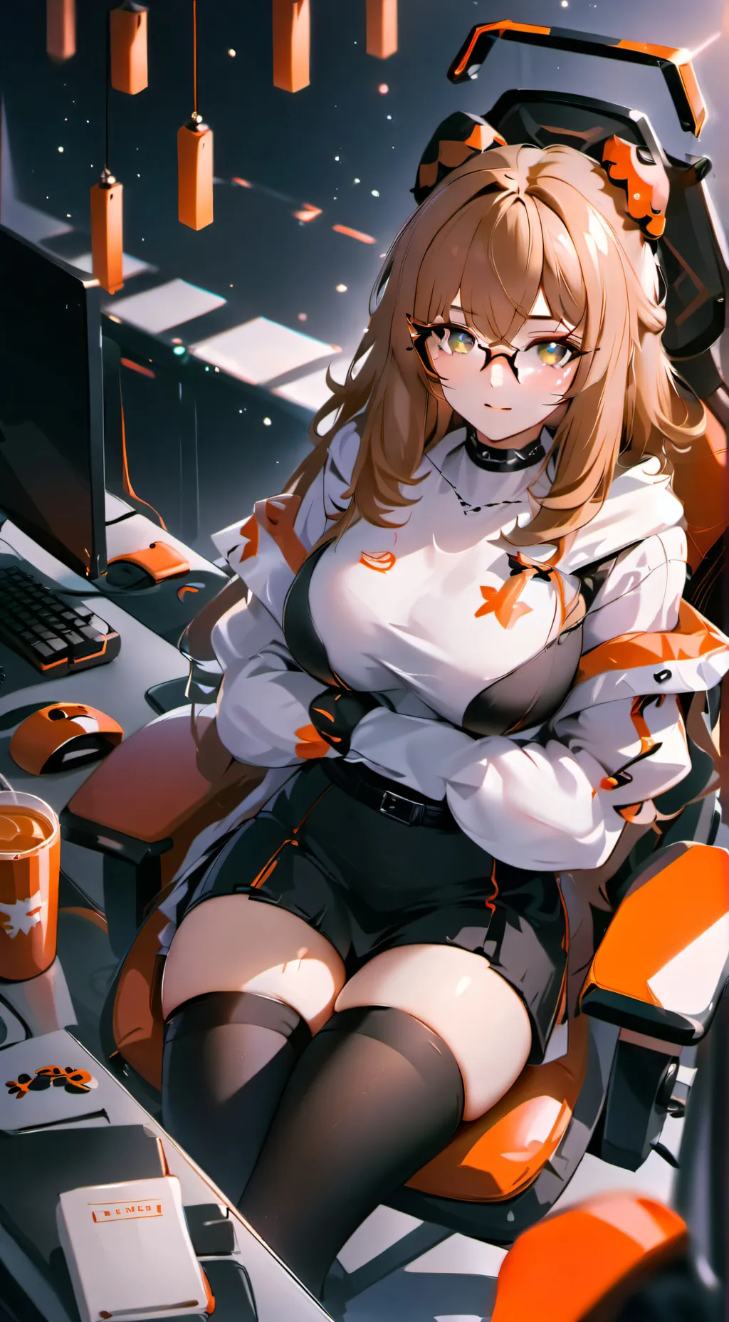 ai character: Aurora Luminia background