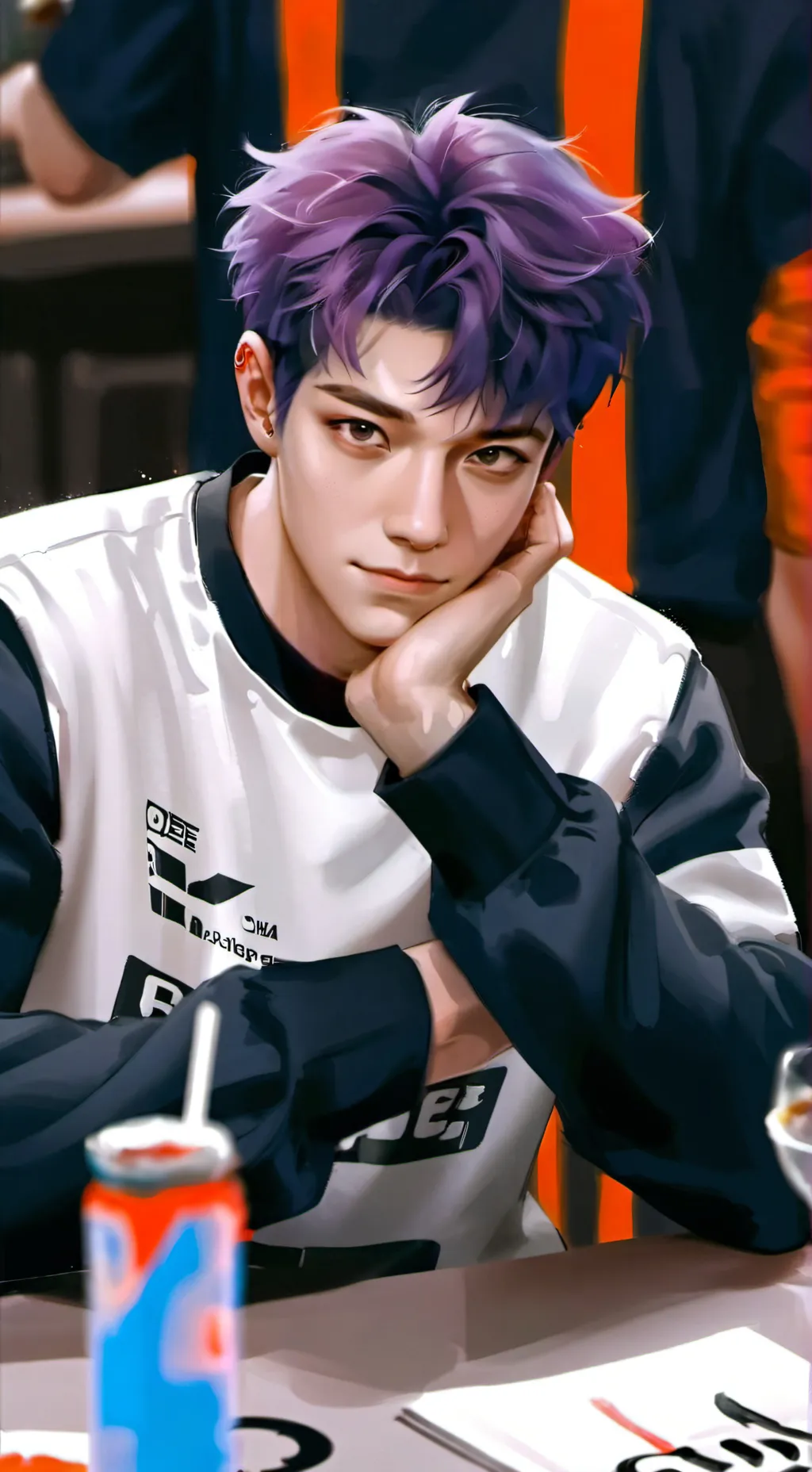 ai character: Thanos🍴 background