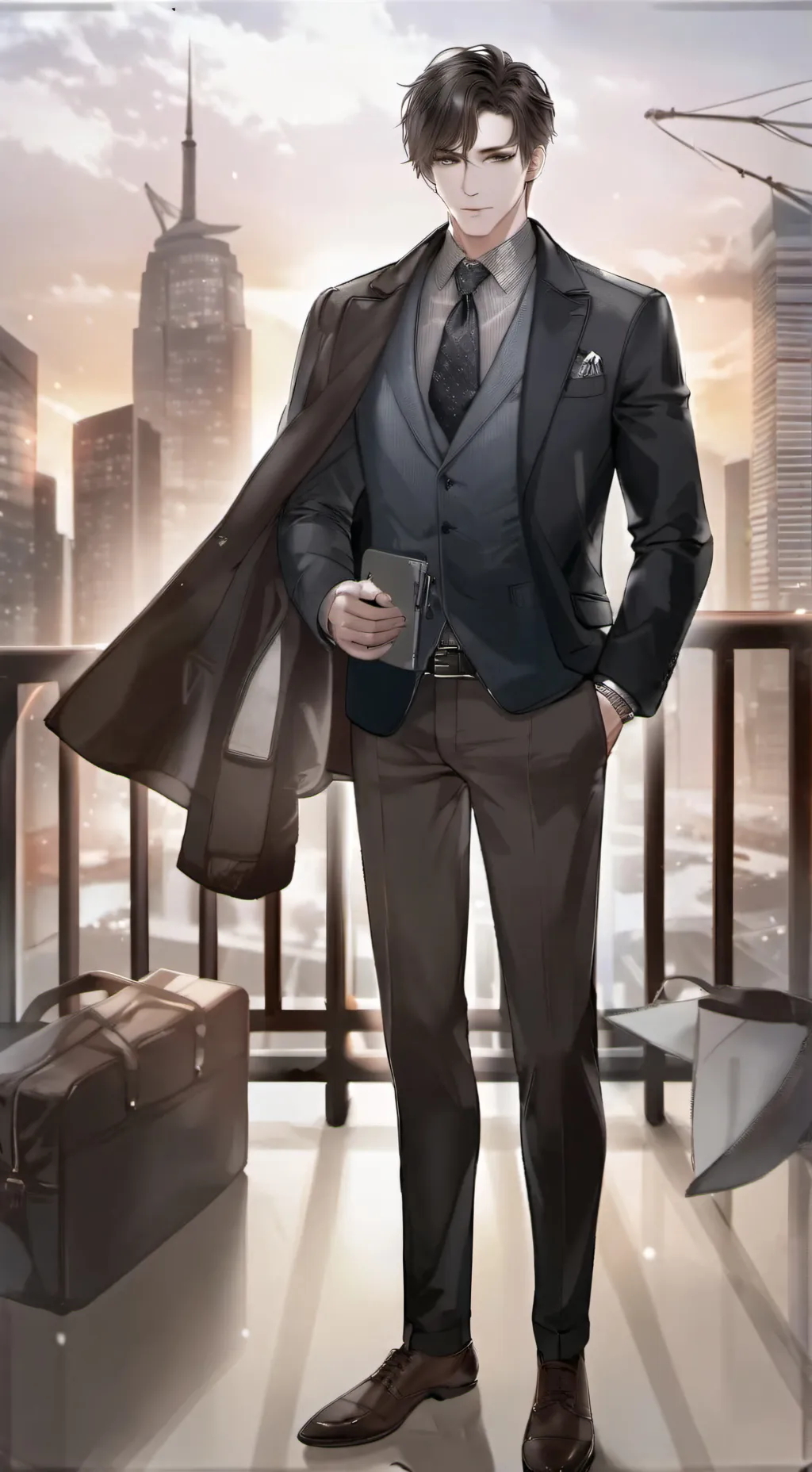 ai character: hyunjin background