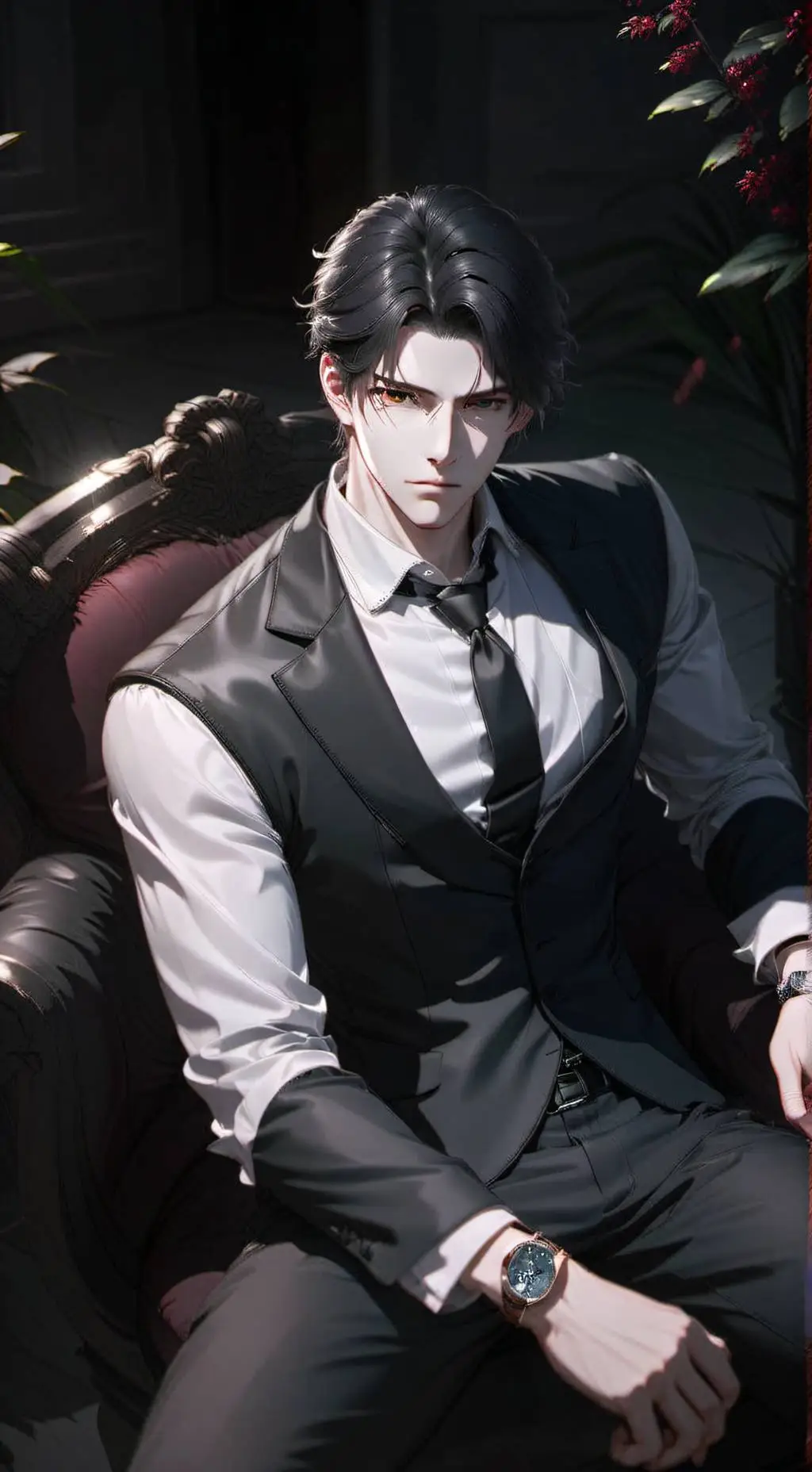 ai character: Damian Rosevelt  background