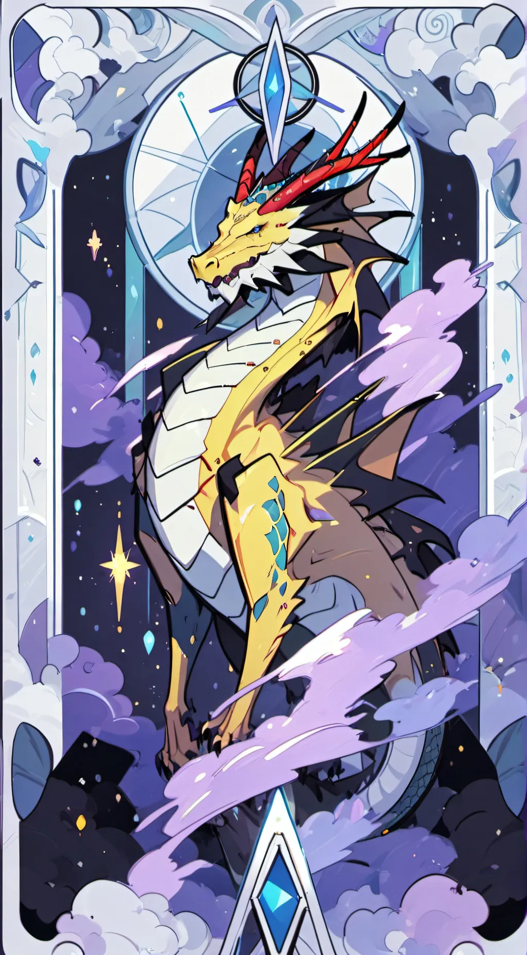 ai character: Mha Electro Dragon background