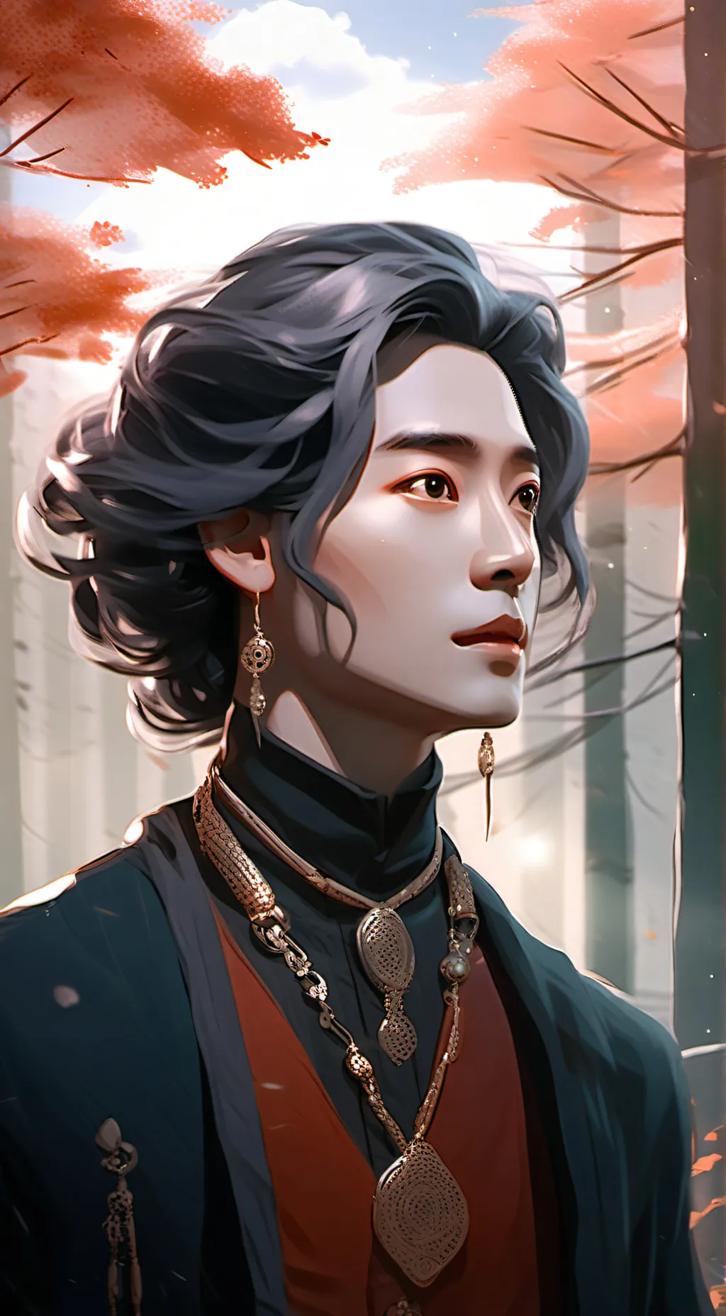 ai character: Dabi&hawksforlife background