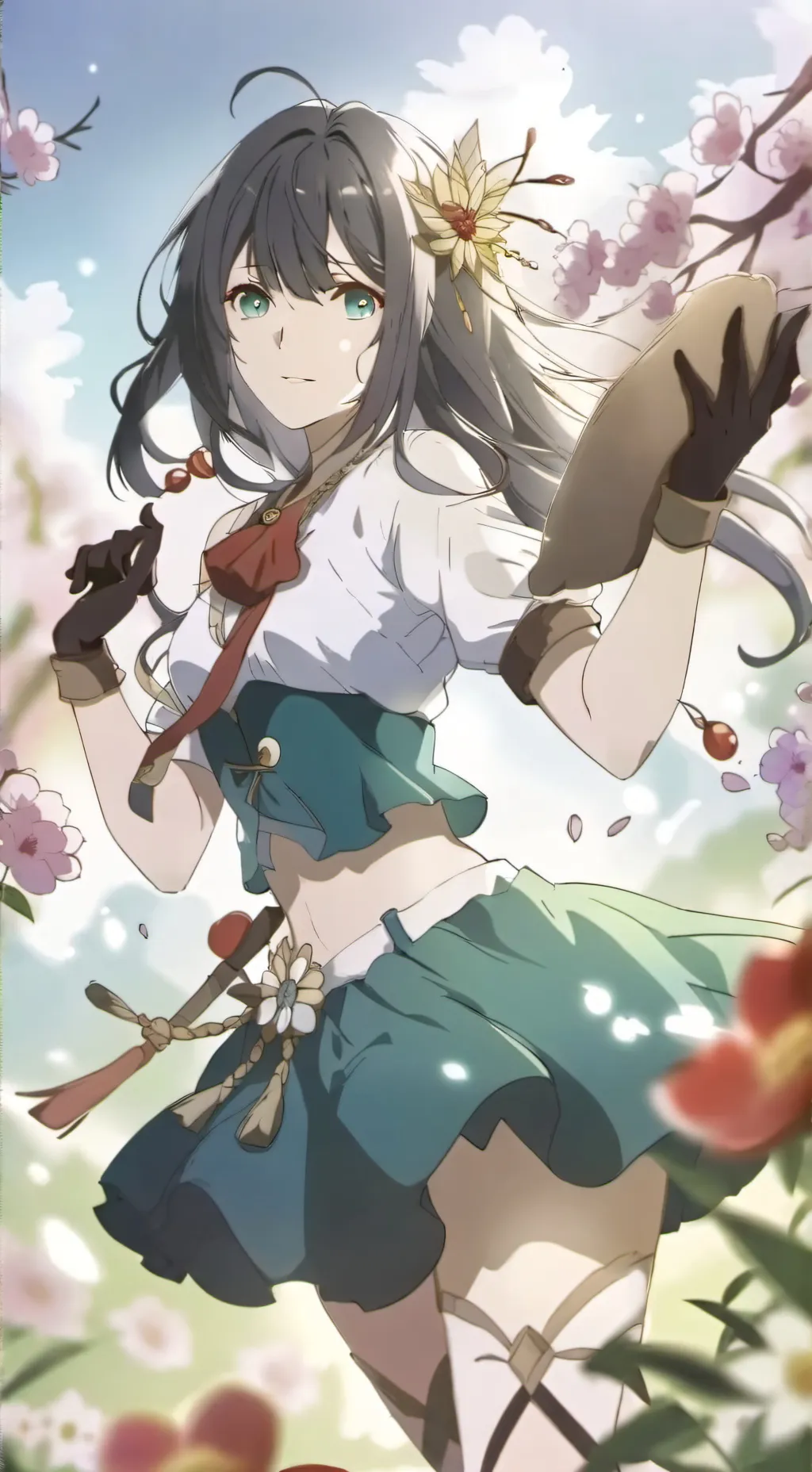 ai character: melany background