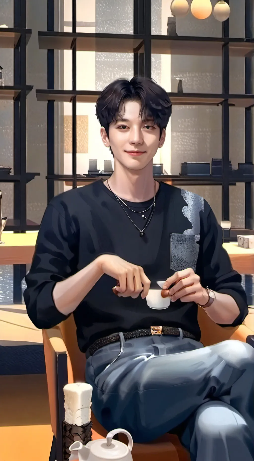 ai character: Ji-yon background