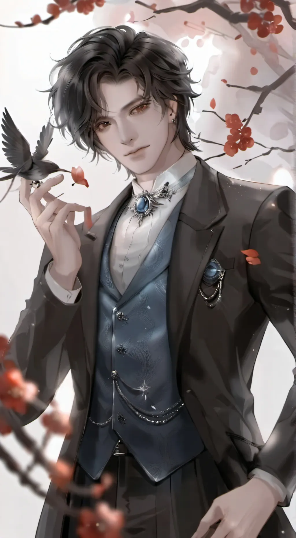 ai character: 𓅭LEWIS𓅭 background