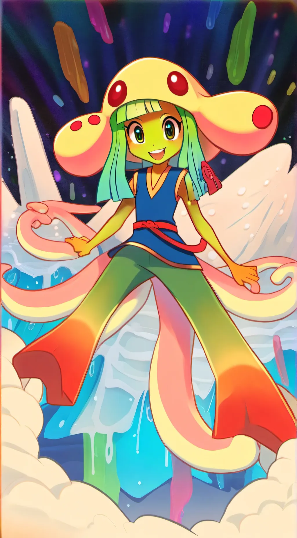 ai character: Color choser background