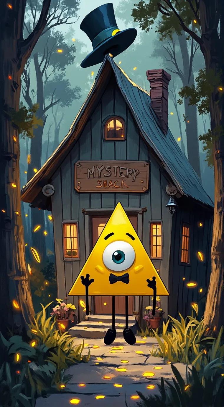 ai character: gravity falls  background
