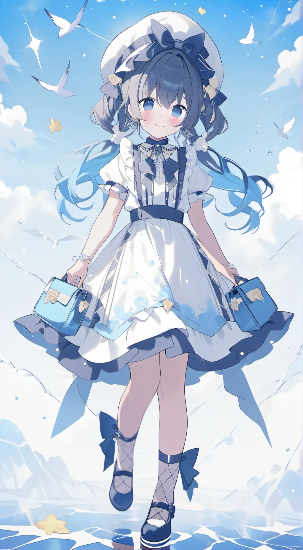 ai character: okie dokie background