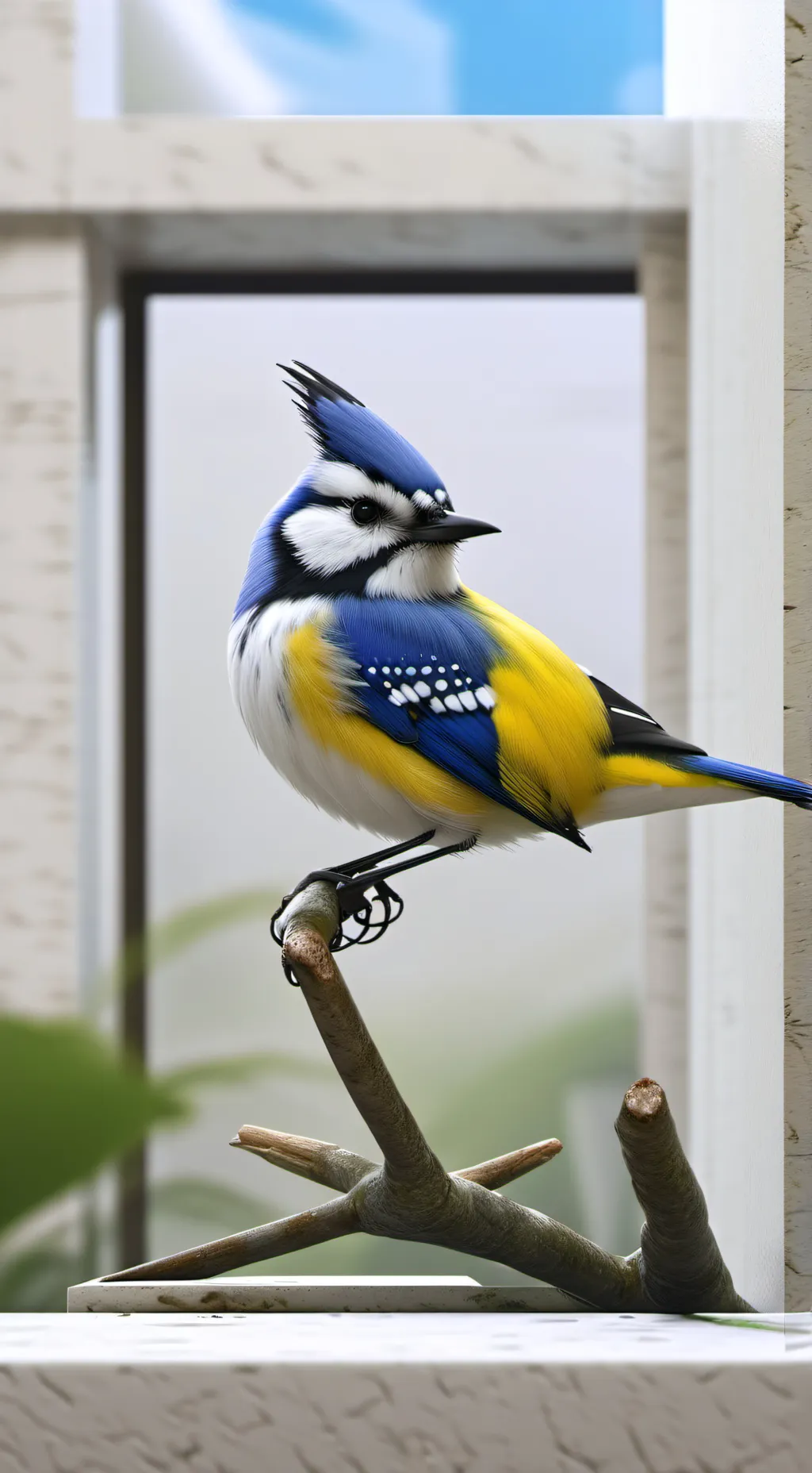 ai character: birdy background