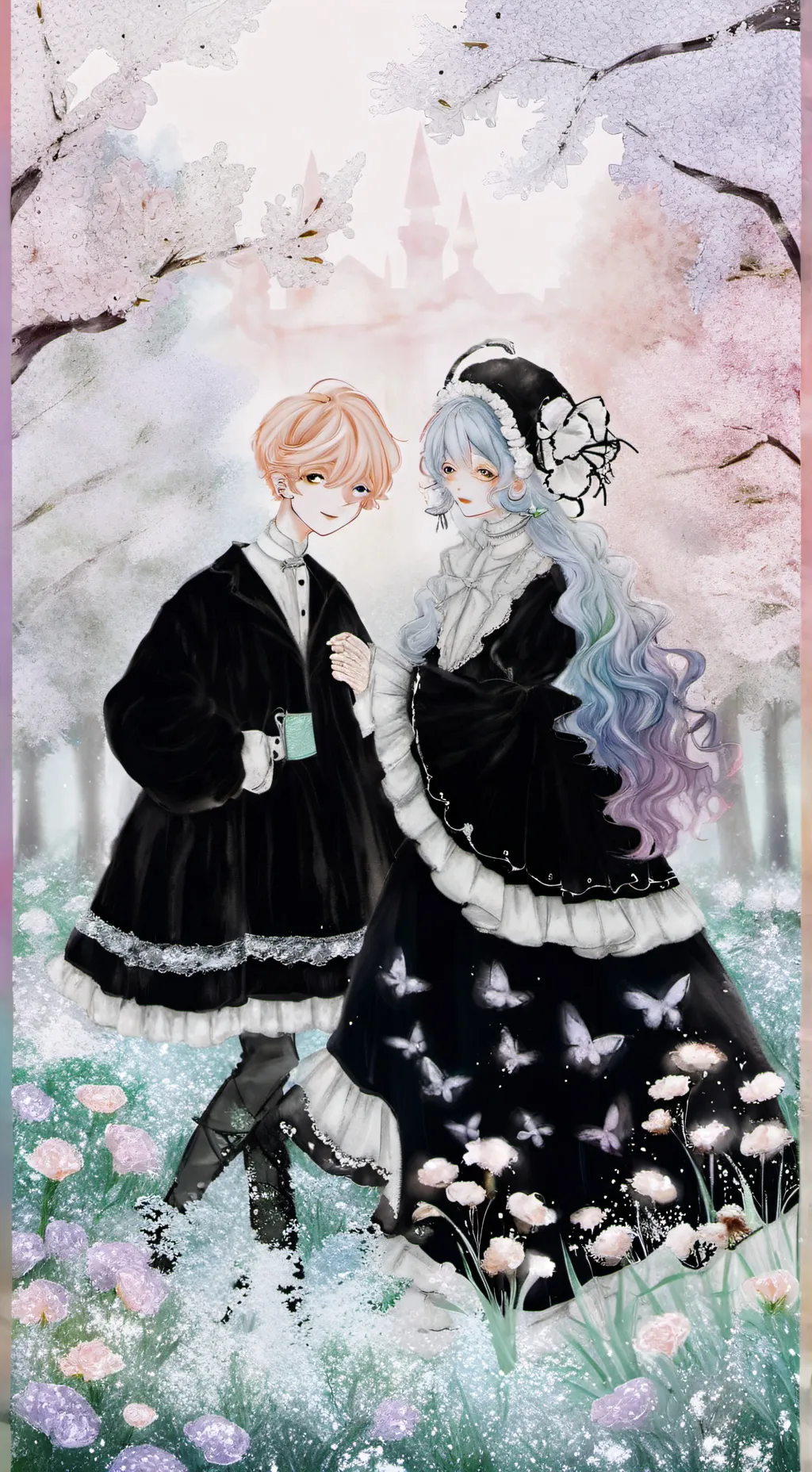 ai character: Caio 💜 background